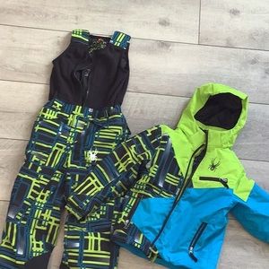 Boys Spyder Ski Jacket and Bib